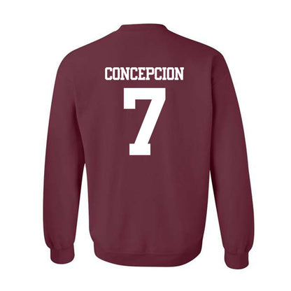 Texas A&M - NCAA Football : Kevin Concepcion - Statement Shersey Crewneck Sweatshirt-1