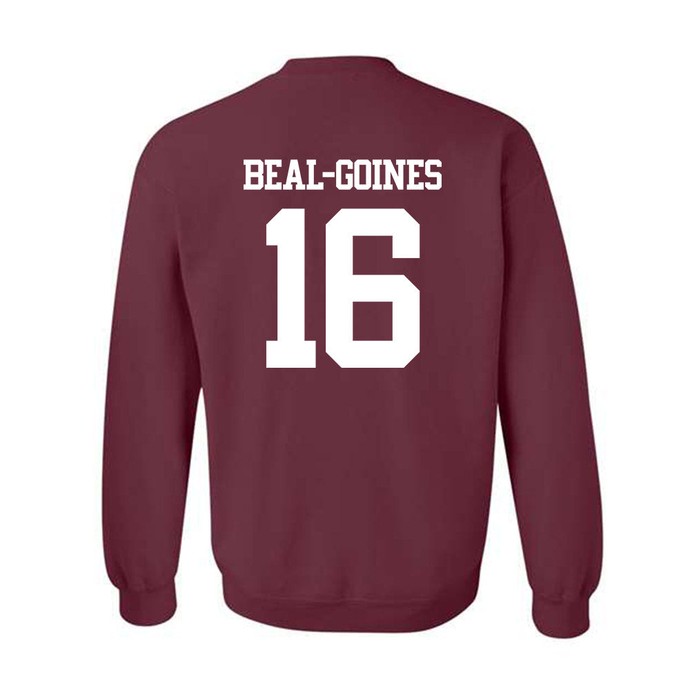 Texas A&M - NCAA Football : Jamar Beal-Goines - Statement Shersey Crewneck Sweatshirt-1