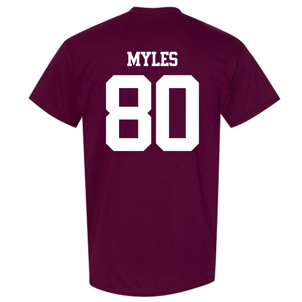 Texas A&M - NCAA Football : Jerome Myles - Statement Shersey T-Shirt-1