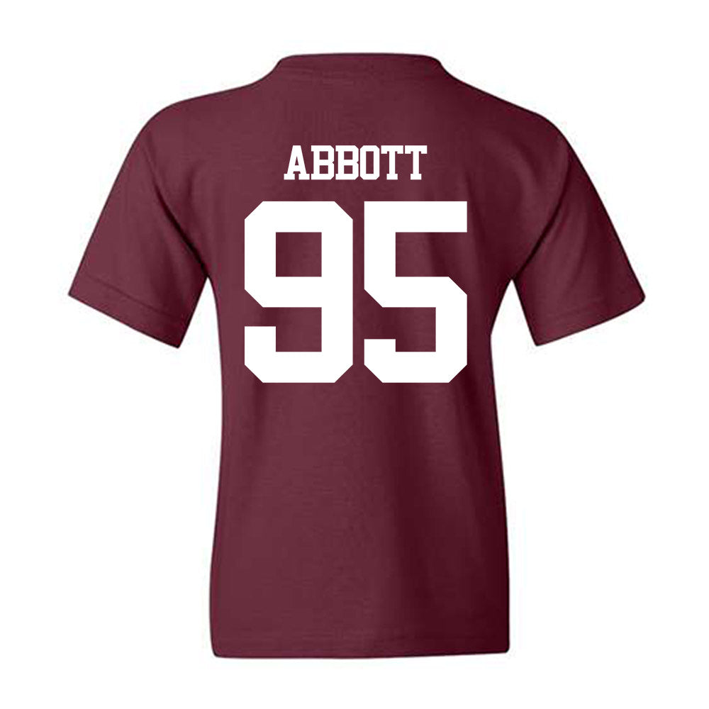 Texas A&M - NCAA Football : Alex Abbott - Statement Shersey Youth T-Shirt-1