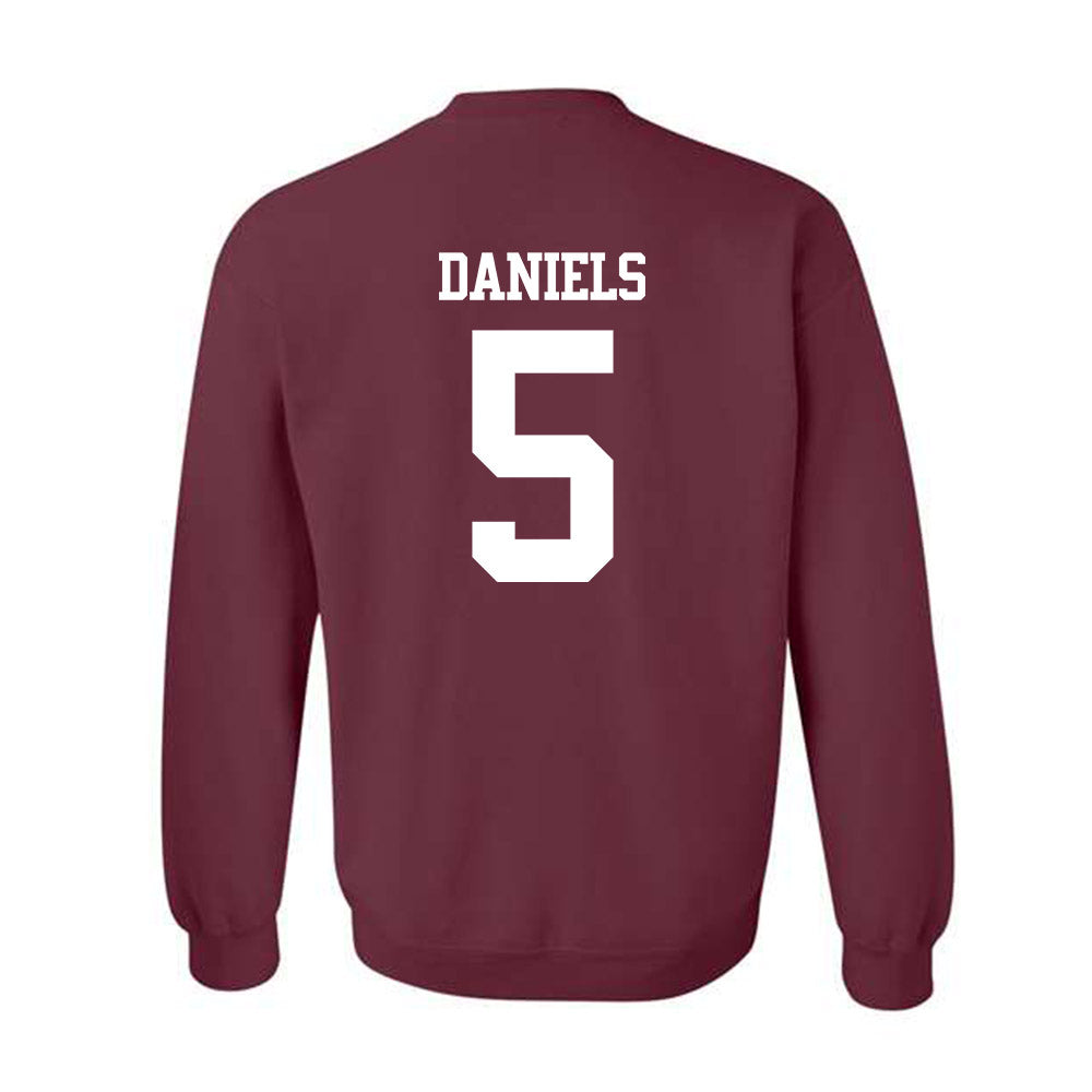Texas A&M - NCAA Football : Amari Daniels - Statement Shersey Crewneck Sweatshirt-1