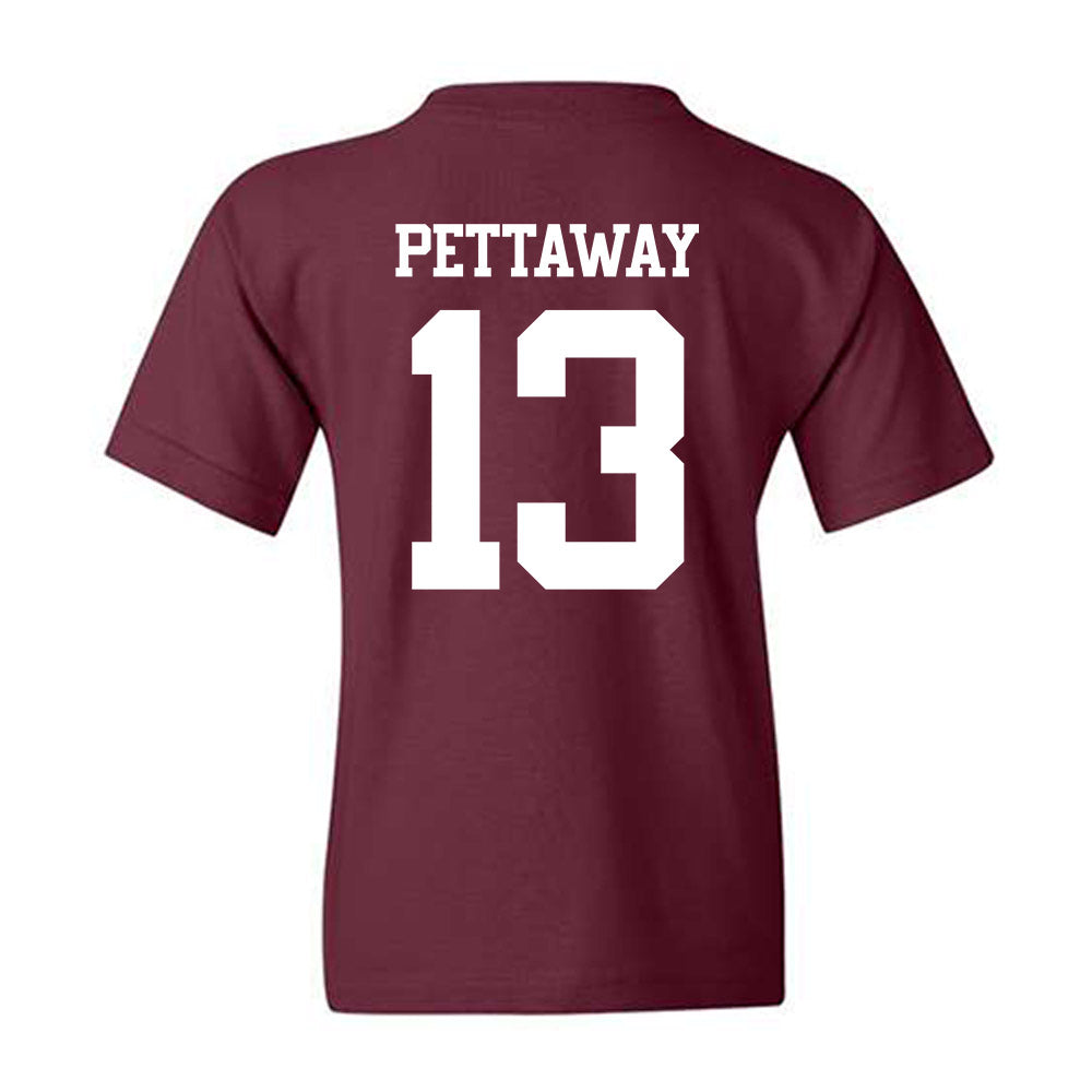 Texas A&M - NCAA Football : Deyjhon Pettaway - Statement Shersey Youth T-Shirt-1