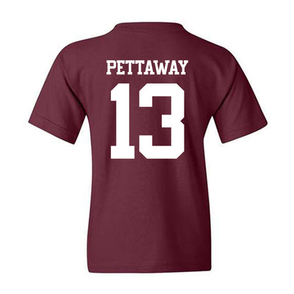 Texas A&M - NCAA Football : Deyjhon Pettaway - Statement Shersey Youth T-Shirt-1