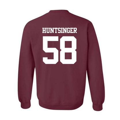 Texas A&M - NCAA Football : William Huntsinger - Statement Shersey Crewneck Sweatshirt-1