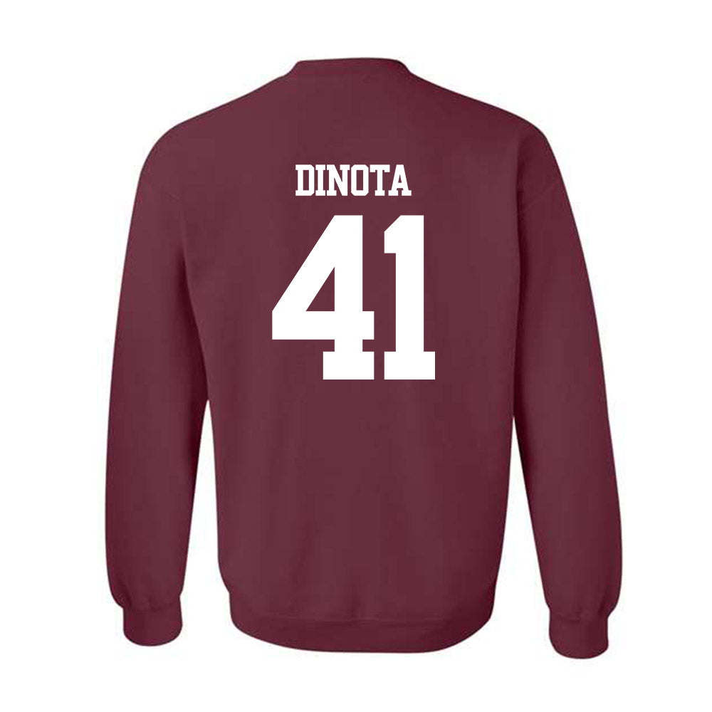 Texas A&M - NCAA Football : AJ DiNota - Statement Shersey Crewneck Sweatshirt-1