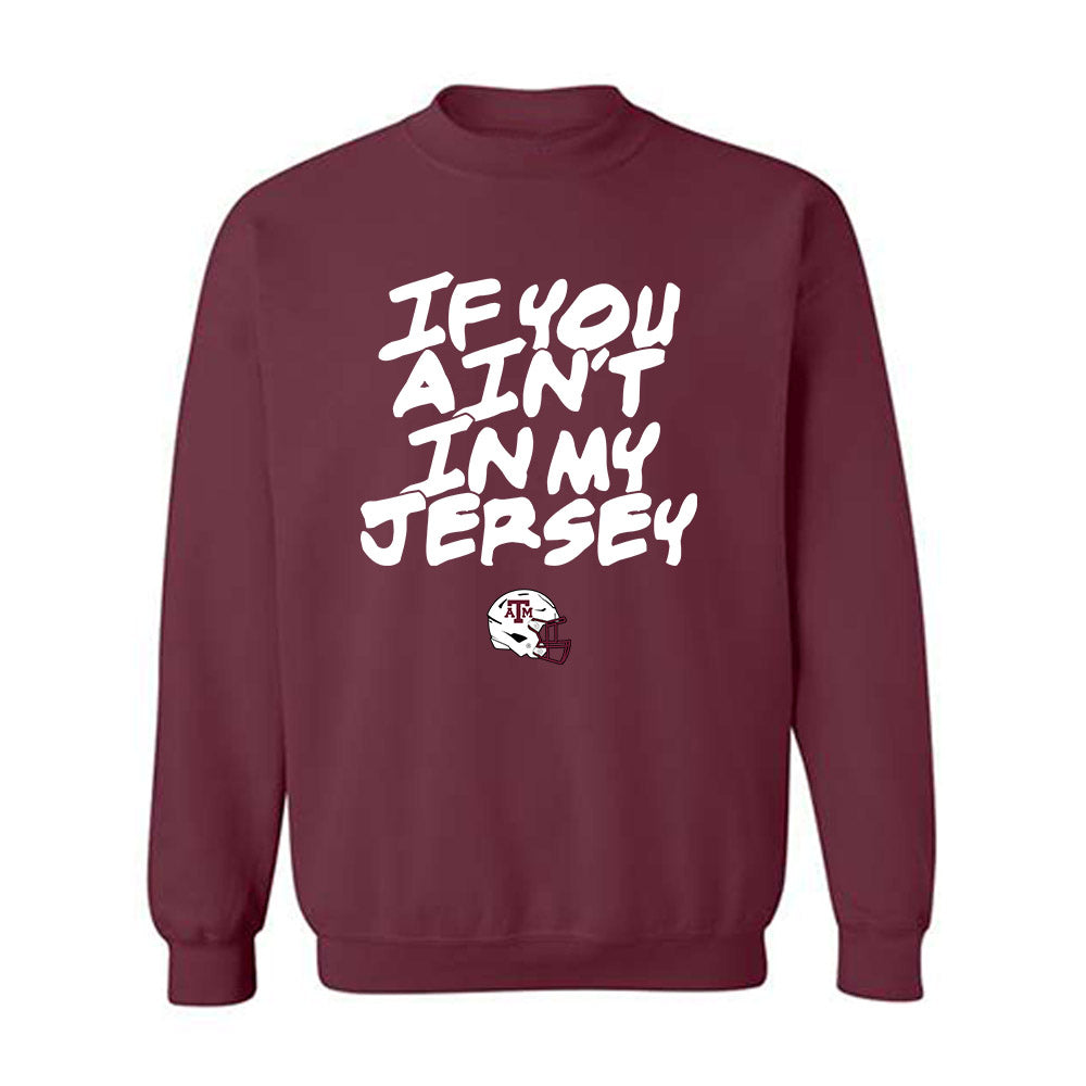 Texas A&M - NCAA Football : Lucas Pernas - Statement Shersey Crewneck Sweatshirt-0
