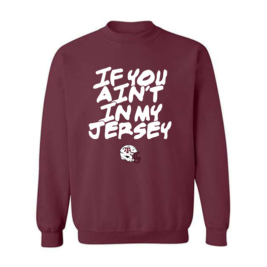 Texas A&M - NCAA Football : Alex Abbott - Statement Shersey Crewneck Sweatshirt-0