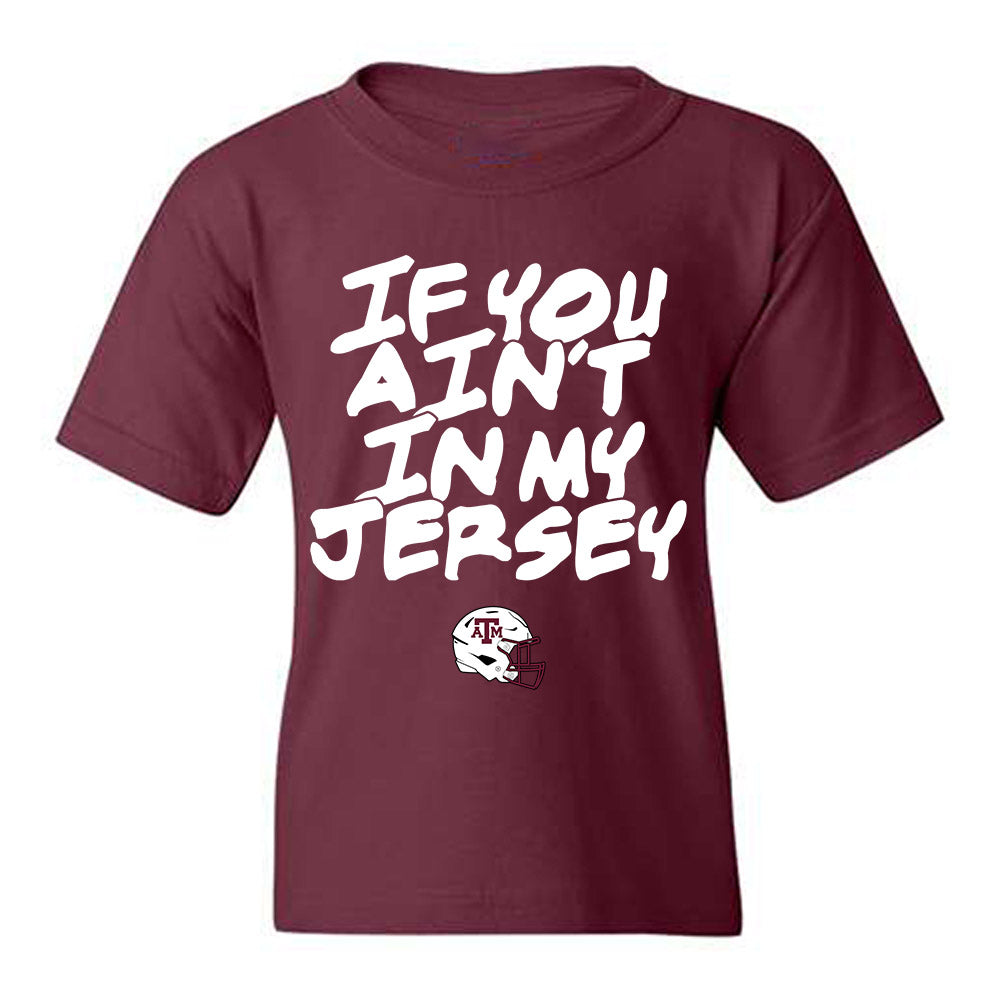 Texas A&M - NCAA Football : Johnny Ryder - Statement Shersey Youth T-Shirt-0