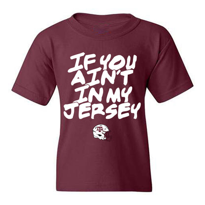 Texas A&M - NCAA Football : Dashawn Fillmore - Statement Shersey Youth T-Shirt-0