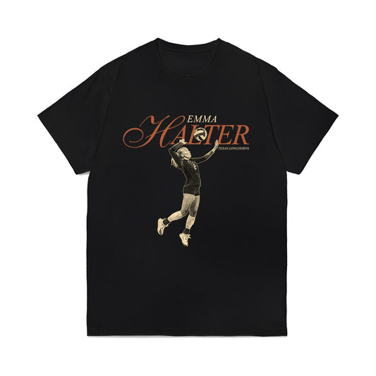 Texas - NCAA Women's Volleyball : Emma Halter - Legacy Comfort Colors T-Shirt-0