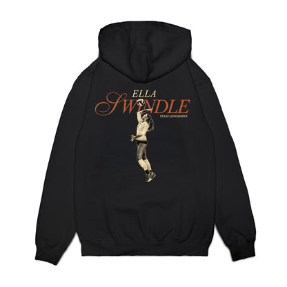 Texas - NCAA Women's Volleyball : Ella Swindle - Legacy Premium Hooded Sweatshirt-1