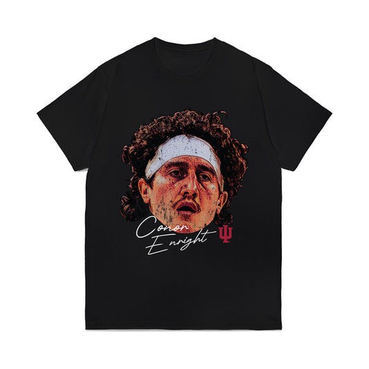 Indiana - NCAA Men's Basketball : Conor Enright - Game Face Comfort Colors T-Shirt-0