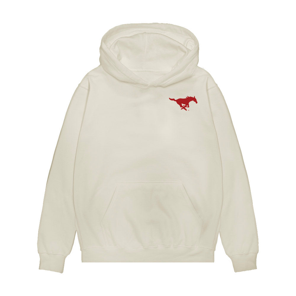 SMU - NCAA Men's Basketball : Bj Davis-Ray - Collage Premium Hooded Sweatshirt-0