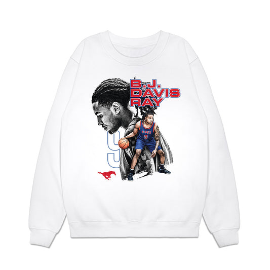 SMU - NCAA Men's Basketball : Bj Davis-Ray - Collage Premium Crewneck Sweatshirt-0