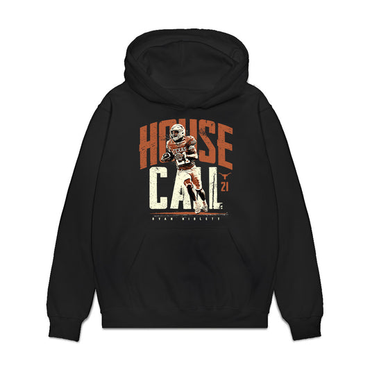 Texas - NCAA Football : Ryan Niblett - Premium Hooded Sweatshirt-0