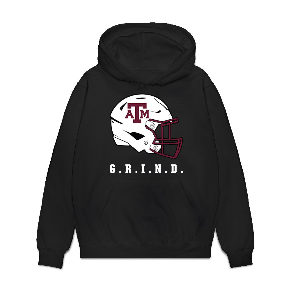 Texas A&M - NCAA Football : Gray Evans - Vintage Premium Hooded Sweatshirt-0