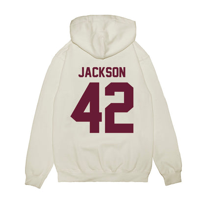 Texas A&M - NCAA Football : Kendall Jackson - Vintage Premium Hooded Sweatshirt-1