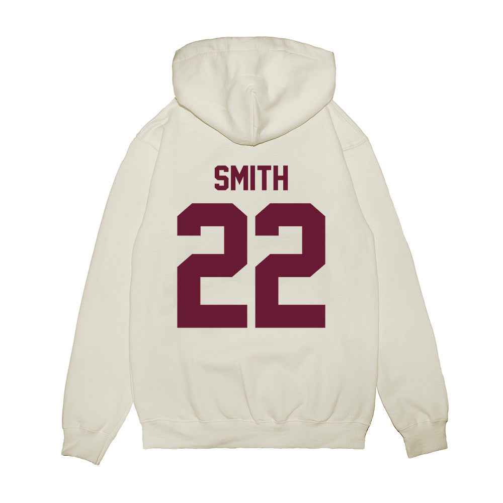 Texas A&M - NCAA Football : EJ Smith - Vintage Premium Hooded Sweatshirt-1