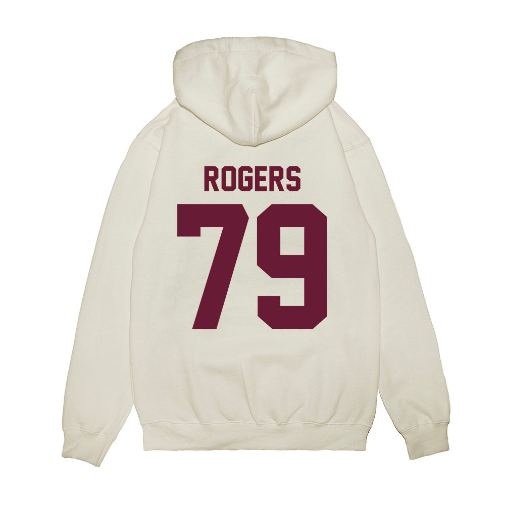 Texas A&M - NCAA Football : Lamont Rogers - Vintage Premium Hooded Sweatshirt-1