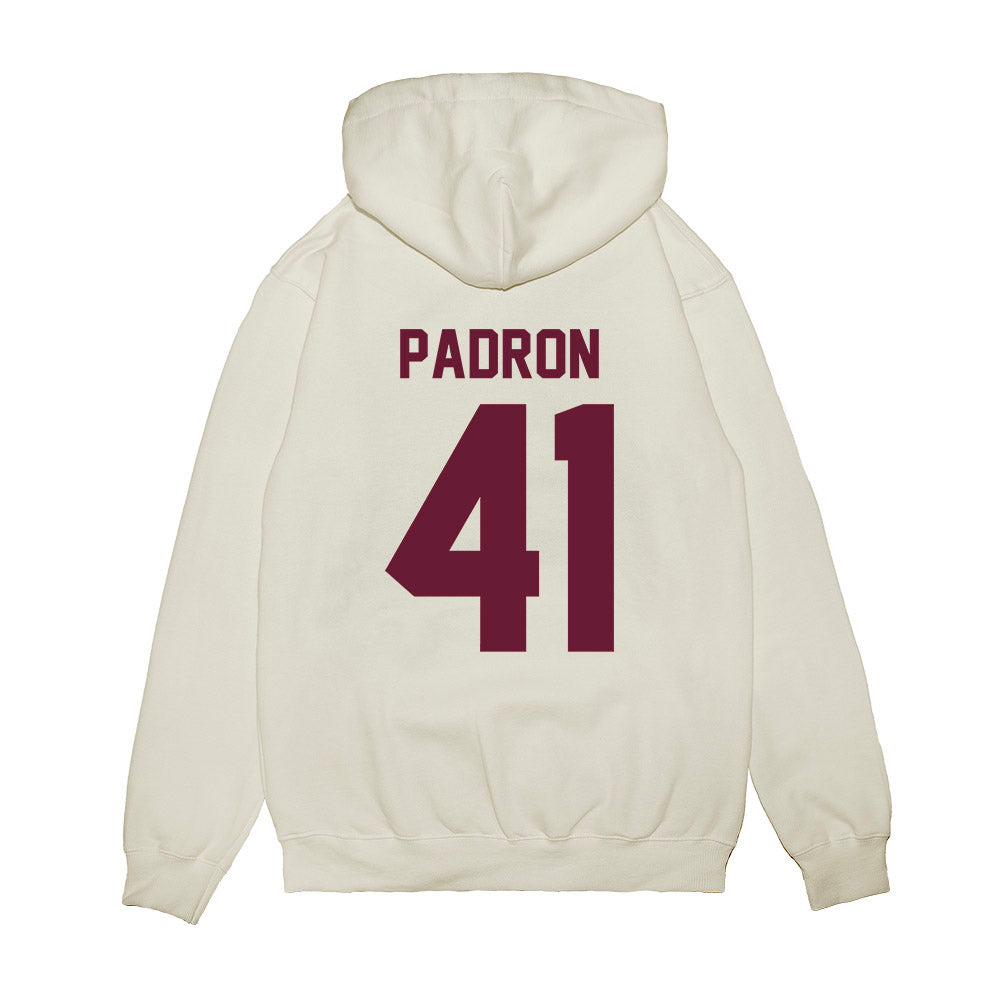 Texas A&M - NCAA Football : Liam Padron - Vintage Premium Hooded Sweatshirt-1