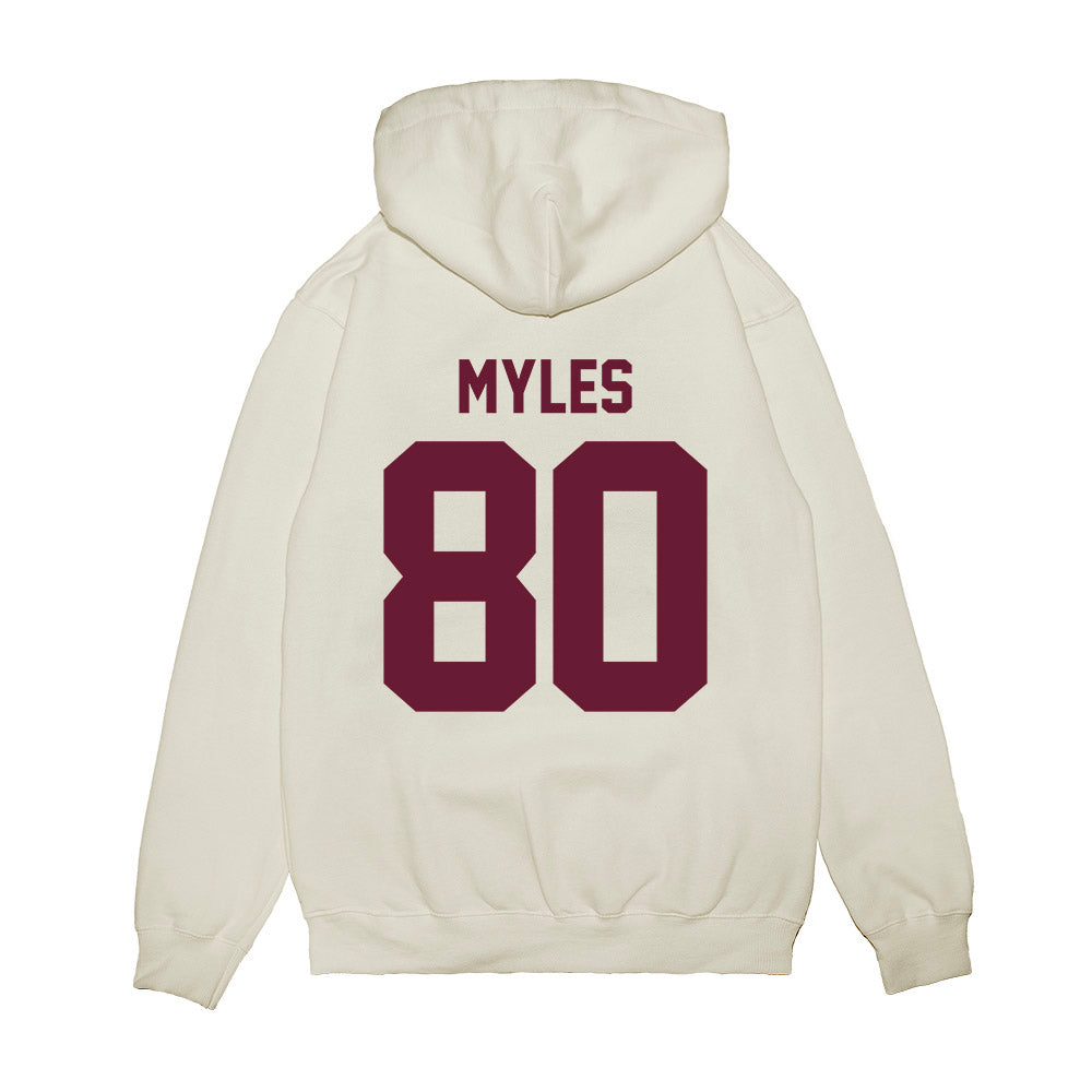 Texas A&M - NCAA Football : Jerome Myles - Vintage Premium Hooded Sweatshirt-1