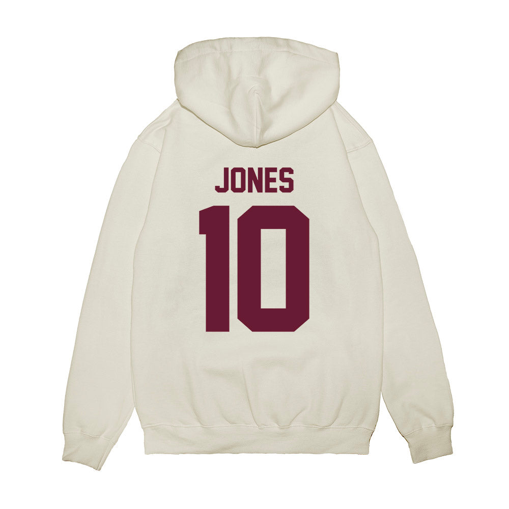 Texas A&M - NCAA Football : Marco Jones - Vintage Premium Hooded Sweatshirt-1