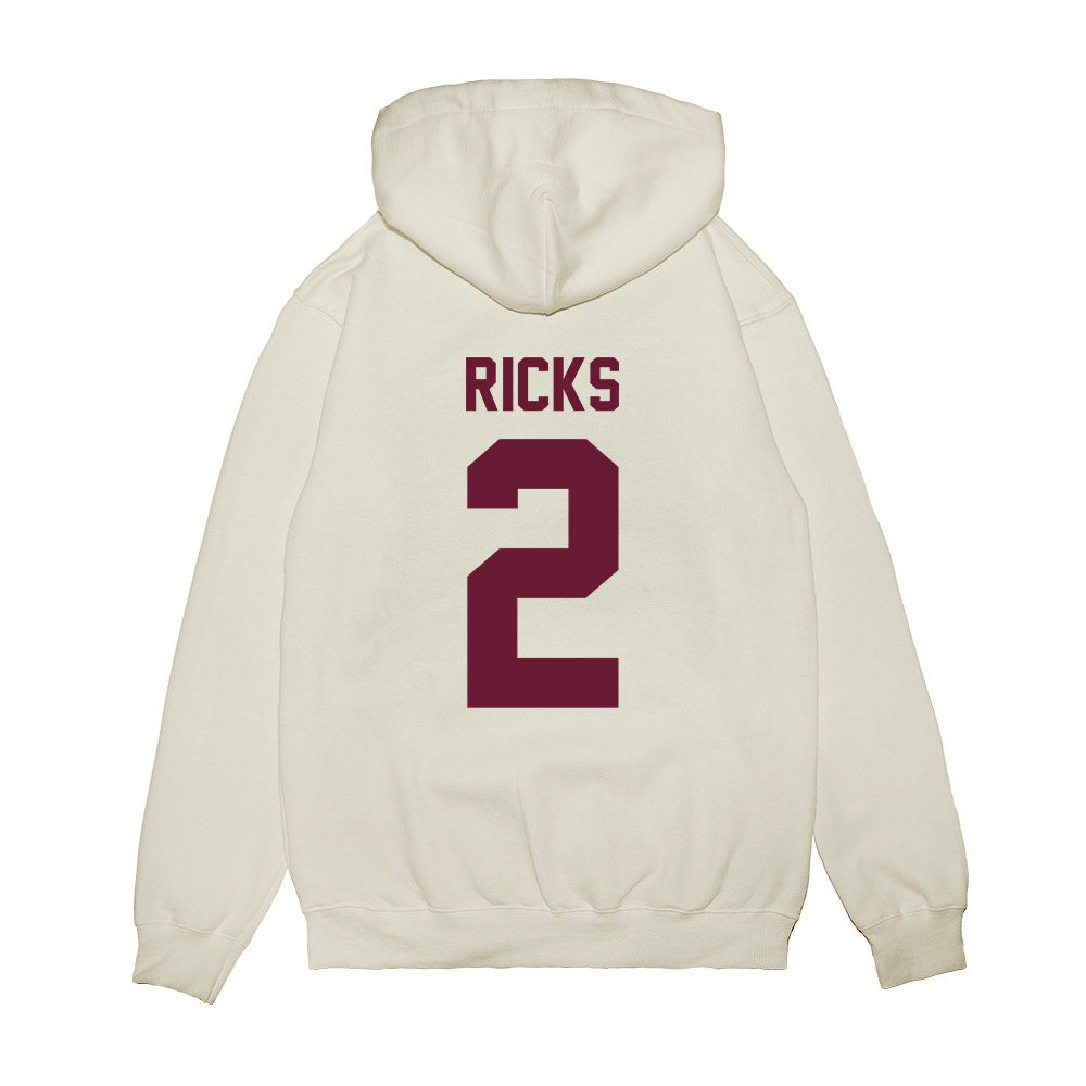 Texas A&M - NCAA Football : Dezz Ricks - Vintage Premium Hooded Sweatshirt-1