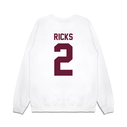 Texas A&M - NCAA Football : Dezz Ricks - Vintage Premium Crewneck Sweatshirt-1