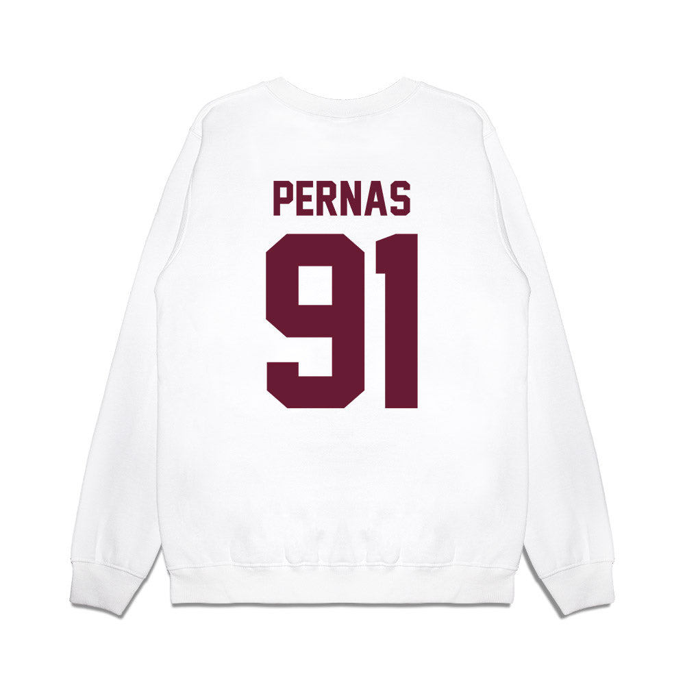 Texas A&M - NCAA Football : Lucas Pernas - Vintage Premium Crewneck Sweatshirt-1