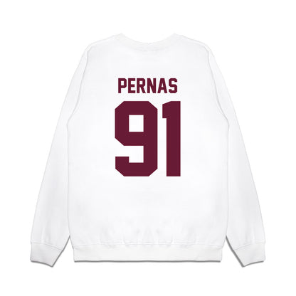 Texas A&M - NCAA Football : Lucas Pernas - Vintage Premium Crewneck Sweatshirt-1
