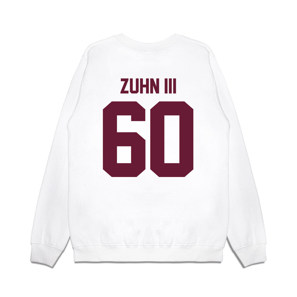 Texas A&M - NCAA Football : Trey Zuhn III - Vintage Premium Crewneck Sweatshirt-1