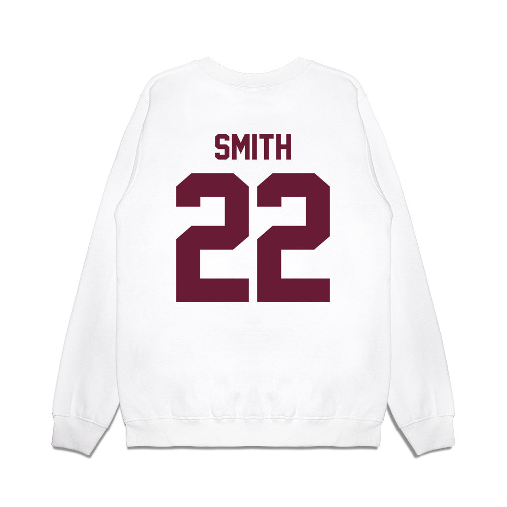 Texas A&M - NCAA Football : EJ Smith - Vintage Premium Crewneck Sweatshirt-1