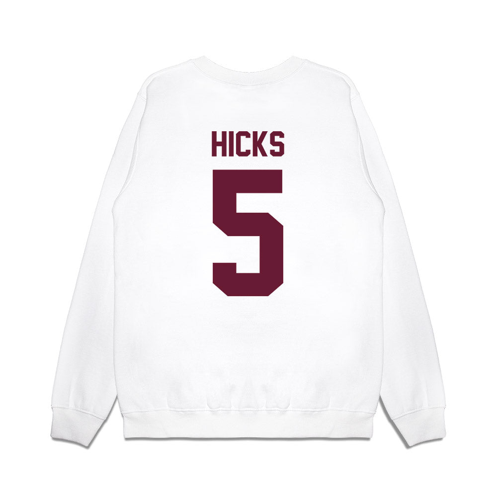 Texas A&M - NCAA Football : DJ Hicks - Vintage Premium Crewneck Sweatshirt-1