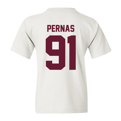 Texas A&M - NCAA Football : Lucas Pernas - Vintage Youth T-Shirt-1