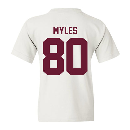 Texas A&M - NCAA Football : Jerome Myles - Vintage Youth T-Shirt-1