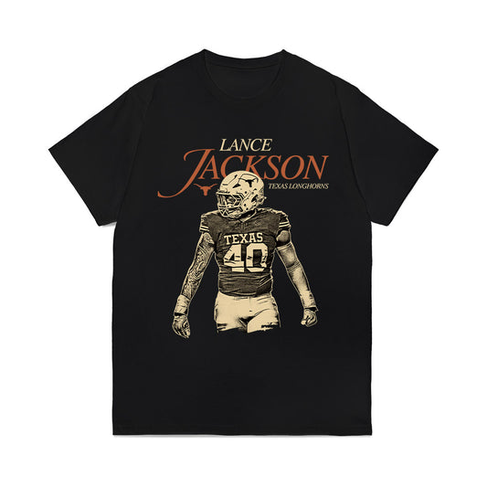Texas - NCAA Football : Lance Jackson - Legacy Comfort Colors T-Shirt-0