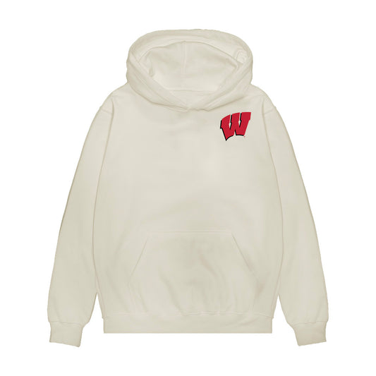 Wisconsin - NCAA Women's Volleyball : Carter Booth - Collage Premium Hooded Sweatshirt-0