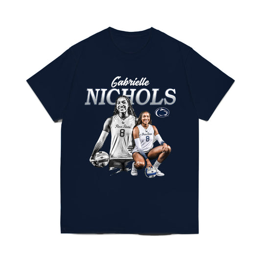 Penn State - NCAA Women's Volleyball : Gabrielle Nichols - Collage Comfort Colors T-Shirt-0