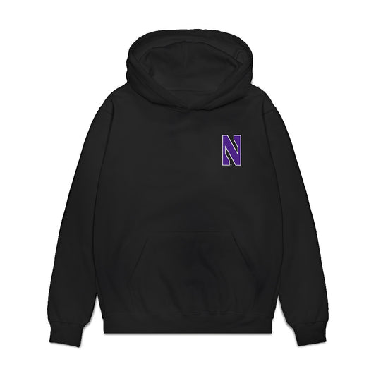Northwestern - NCAA Women's Volleyball : Rylen Reid - Caricature Premium Hooded Sweatshirt-0