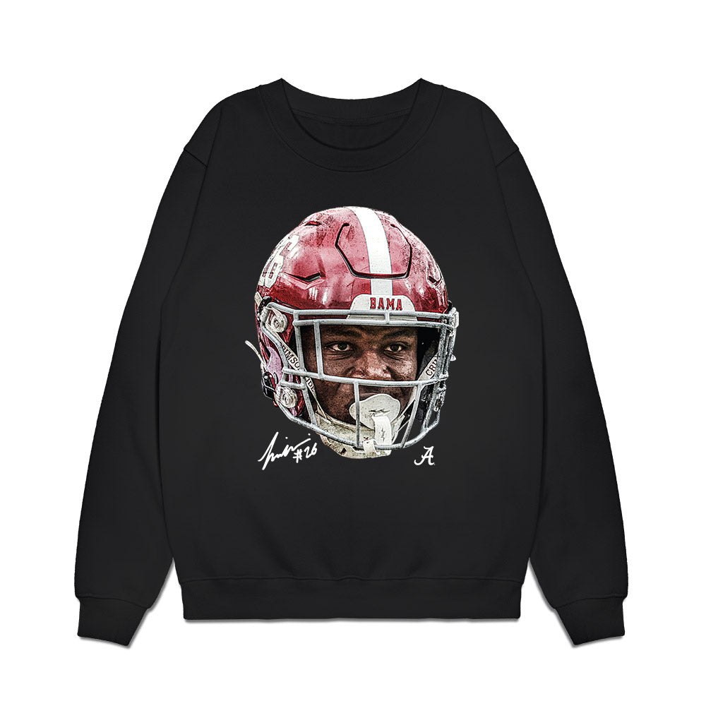 Alabama - NCAA Football : Jamarion Miller - Game Face Premium Crewneck Sweatshirt-0