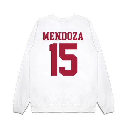 Indiana - NCAA Football : Fernando Mendoza - Heisman Winner Premium Crewneck Sweatshirt-1