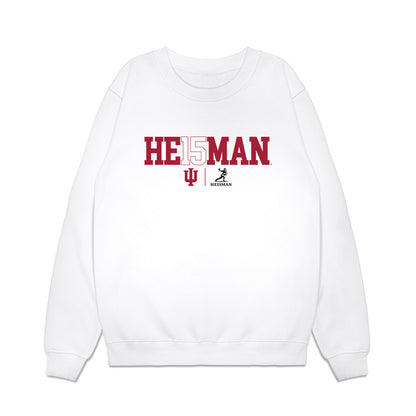 Indiana - NCAA Football : Fernando Mendoza - Heisman Winner Premium Crewneck Sweatshirt-0