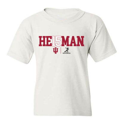Indiana - NCAA Football : Fernando Mendoza - Heisman Winner Youth T-Shirt-0