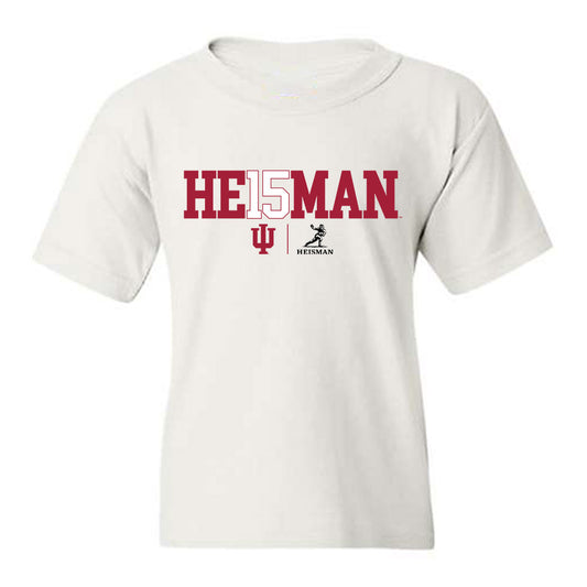Indiana - NCAA Football : Fernando Mendoza - Heisman Winner Youth T-Shirt-0