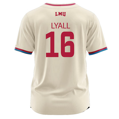 LMU - NCAA Baseball : Jake Lyall - White Jersey-1