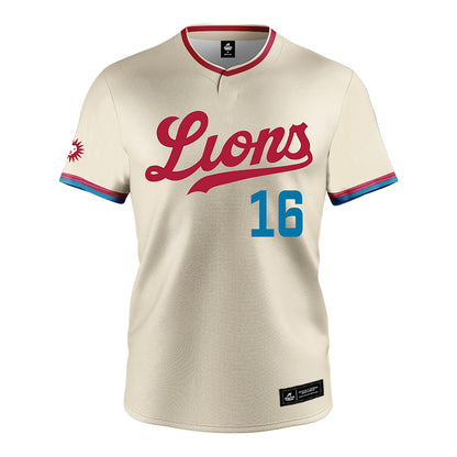 LMU - NCAA Baseball : Jake Lyall - White Jersey-0
