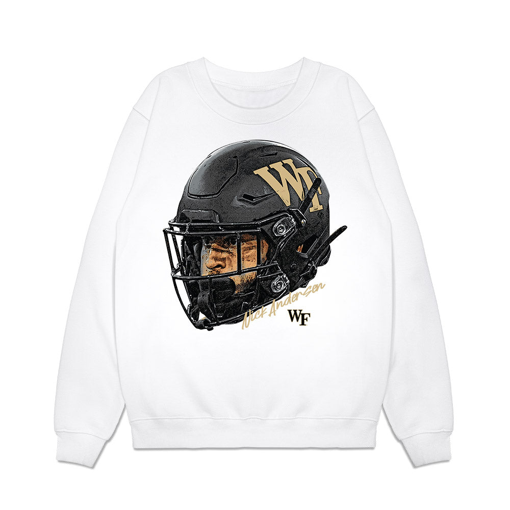 Wake Forest - NCAA Football : Nick Andersen - Game Face Premium Crewneck Sweatshirt-0