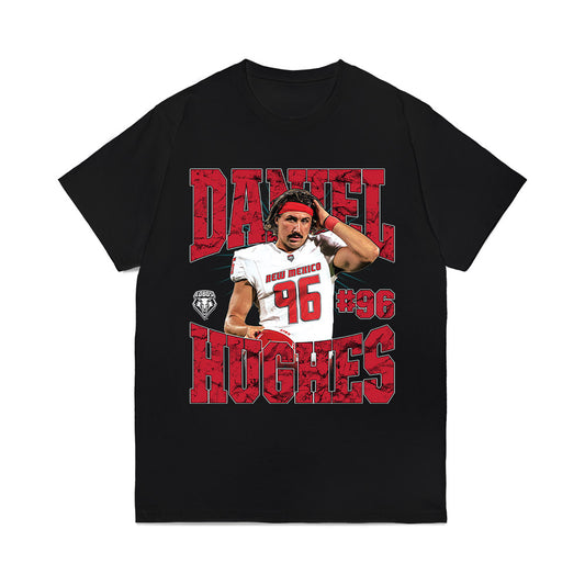 New Mexico - NCAA Football : Daniel Hughes - Collage Comfort Colors T-Shirt-0