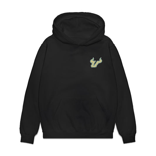 USF - NCAA Men's Basketball : - Team Collage Premium Hooded Sweatshirt-0
