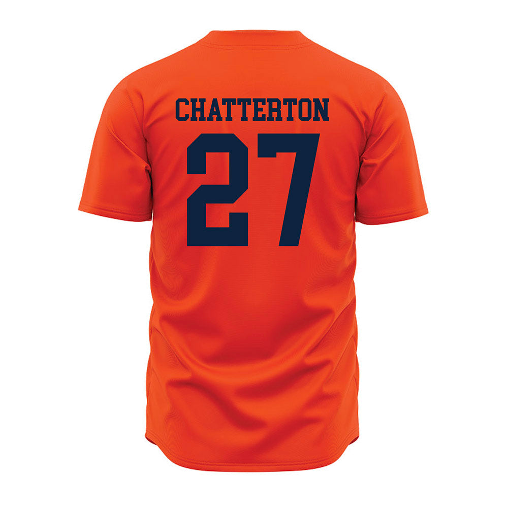 Auburn - NCAA Baseball : Christian Chatterton - Orange Jersey-1